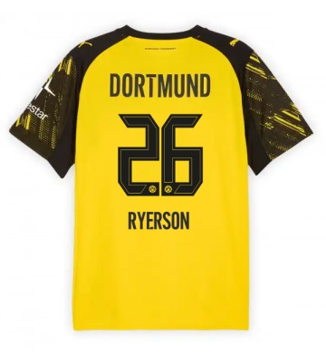Lacne Muži Futbalové dres Borussia Dortmund Julian Ryerson #26 2025-26 Krátky Rukáv - Domáci